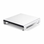 Satechi - Satechi ST-AMSHS base para port�til y replicador de puertos USB 3.2 Gen 1 (3.1 Gen 1) Type-C Plata