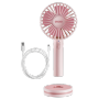 Esge - Ventilador de mano sin vender Breezy rosa-rosa 5W 3 pasos soporte magn�tico (86614)