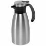 Emsa - EMSA Soft Grip 1L Polipropileno (PP), Acero inoxidable Negro, Acero inoxidable jarra