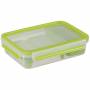 Emsa - EMSA CLIP & GO Lunch container Verde, Transparente Polipropileno (PP), Elast�mero termopl�stico (TPE) 1,2 L 1 pieza(s)