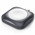Satechi - ST-TCMCAWM - Estaci�n de carga - Smartwatch - Negro - Plata - Blanco - Apple - 6/ SE/ 5/ 4/ 3/ 2/ 1 - Aluminio (ST-TCMCAWM)