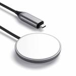 Satechi - Satechi ST-UCQIMCM cargador de dispositivo m�vil Tel�fono m�vil Gris, Blanco USB Cargador inal�mbrico Interior