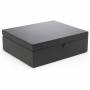 Bredemeijer - Caja de bolsitas de t� con 6 compartimentos, negro 184006