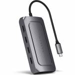 Satechi - Satechi ST-U4MA3M laptop dock/port replicator USB Type-C Grey