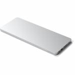 Satechi - Satechi ST-UCISDS base para port�til y replicador de puertos Al�mbrico USB 3.2 Gen 2 (3.1 Gen 2) Type-C Plata