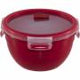 Emsa - EMSA CLIP & MICRO Alrededor Caja 1,1 L Rojo, Transparente 1 pieza(s)