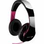 Fantec - Fantec SHP-250AJ Diadema Binaurale Al�mbrico Negro, Rosa auriculares para m�vil