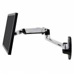 Ergotron - Ergotron LX Wall Mount LCD Arm 32 Negro