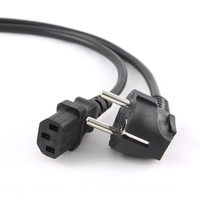 Gembird - Gembird PC-186-VDE-3M power cord with VDE approval 3 meter 3m Negro cable de transmisi�n