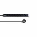 &nbsp;"Lanview-Lanview LVR-3MSCH-LIC-SCH8 unidad de distribuci�n de energ�a (PDU) 8 salidas AC 1U Negro -Lanview-Hardware/Electronic"