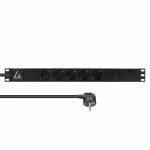 &nbsp;"Lanview-1U 10A con 5 x tipo Schuko - m�dulo de rack (LVR-3MSCH-LIC-SCH5)-Lanview-Hardware/Electronic"