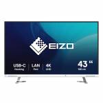 Eizo - EIZO FlexScan EV4340X-WT LED display 108 cm (42.5) 3840 x 2160 Pixeles 4K Ultra HD Blanco
