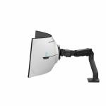 Ergotron - Ergotron HX Series HX ARM WITH VERY HEAVY DUTY PIVOT DESK soporte para monitor 144,8 cm (57) Escritorio Negro