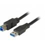 Efb-elektronik Premium -Usb-kabel -Usb Type B (m) Bis Usb - EFB Elektronik K5236.1 1m USB A USB B Macho Macho Negro cable USB