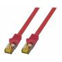 Efb-elektronik -Patch-kabel -Rj-45 (m) Bis Rj-45 (m) -50 - EFB Elektronik MK7001.0,5R S/FTP (S-STP) Rojo 0.5m Cat6a cable de red