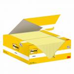 Post It - Post-It 653-CY-VP24 nota autoadhesiva Rect�ngulo Amarillo 100 hojas Autoadhesivo 