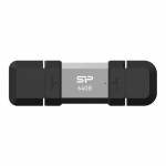 Silicon Power - Silicon Power SP064GBUC3C51V1S unidad flash USB 64 GB USB Type-A / USB Type-C 3.2 Gen 1 (3.1 Gen 1) Negro, Plata 