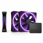 Nzxt - NZXT F120 RGB DUO Triple Pack Carcasa del ordenador Ventilador 12 cm Negro 3 pieza(s)
