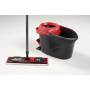 Vileda - Vileda Ultramat Turbo XL fregona Seca y h�meda Microfibra Negro, Rojo
