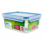 Emsa - EMSA CLIP & CLOSE Rectangular Caja 2.3L Azul, Transparente 1pieza(s)