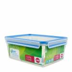 Emsa - EMSA CLIP & CLOSE Rectangular Caja 3.7L Azul, Transparente 1pieza(s)