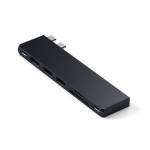 Satechi - Satechi ST-HUCPHSD base para port�til y replicador de puertos Acoplamiento USB 3.2 Gen 2 (3.1 Gen 2) Type-C Negro
