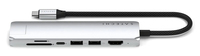 Satechi - Satechi ST-P7SS hub de interfaz USB Tipo C 10000 Mbit/s Plata 
