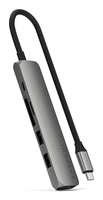 Satechi - Satechi ST-P6SM hub de interfaz USB Tipo C 10000 Mbit/s Gris 
