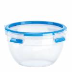 Emsa - EMSA Clip & Close Caja Alrededor 1,1 L Azul, Blanco 1 pieza(s)