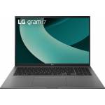 Lg - LG Gram 17ZB90TL Copilot+ PC Intel Core Ultra 7 256V Port�til 43,2 cm (17) 2.5K 16 GB LPDDR5x-SDRAM 1 TB SSD Wi-Fi 7 (802.11be) Windows 11 Pro Gris [DE-Version, German Keyboard]