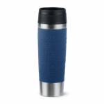 Emsa - Caja de aislamiento TRAVEL MUG Classic, 0, 5 L., azul oscuro de alta calidad cuerpo de acero inoxidable aislado, rubor - 1 hora