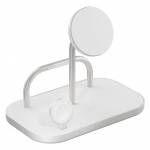 Zens - ZENS ZEDC29W/00 cargador de dispositivo m�vil Auriculares, Smartphone, Reloj inteligente Plata, Blanco Corriente alterna, USB Cargador inal�mbrico Carga r�pida Interior 
