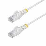 Startech.com - StarTech.com Cable de Red Ethernet CAT6 Delgado sin Enganches Blanco de 50cm - Cable RJ45 Snagless Slim 28AWG - Alambre de Cobre Puro - PoE 100W - con Alivios de Tensi�n - LSZH - Probado con Fluke 